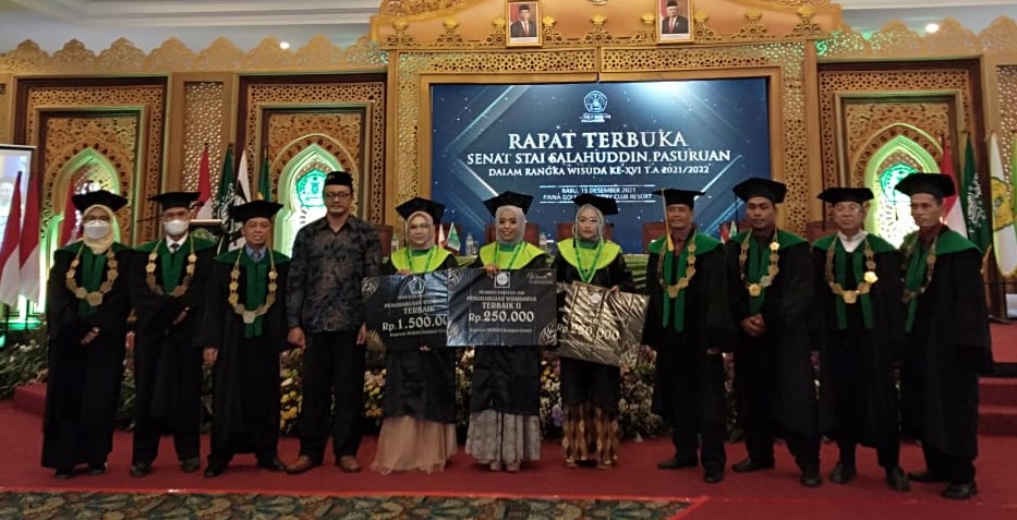 STAI Salahuddin Gelar Wisuda, PC ISNU Beri Penghargaan untuk Mahasiswa Terbaik