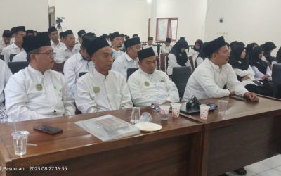 Kader ISNU Pasuruan ikuti Training of Trainer (ToT) Bidang Ke-NU-an dan Aswaja